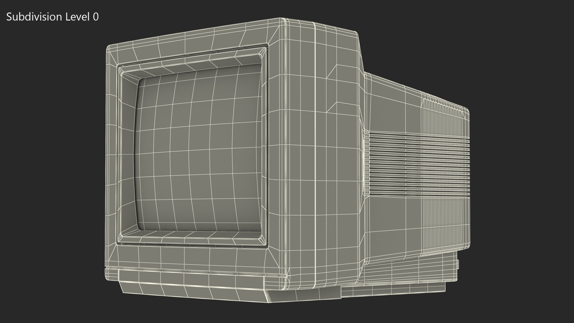 3D model Vintage Monitor