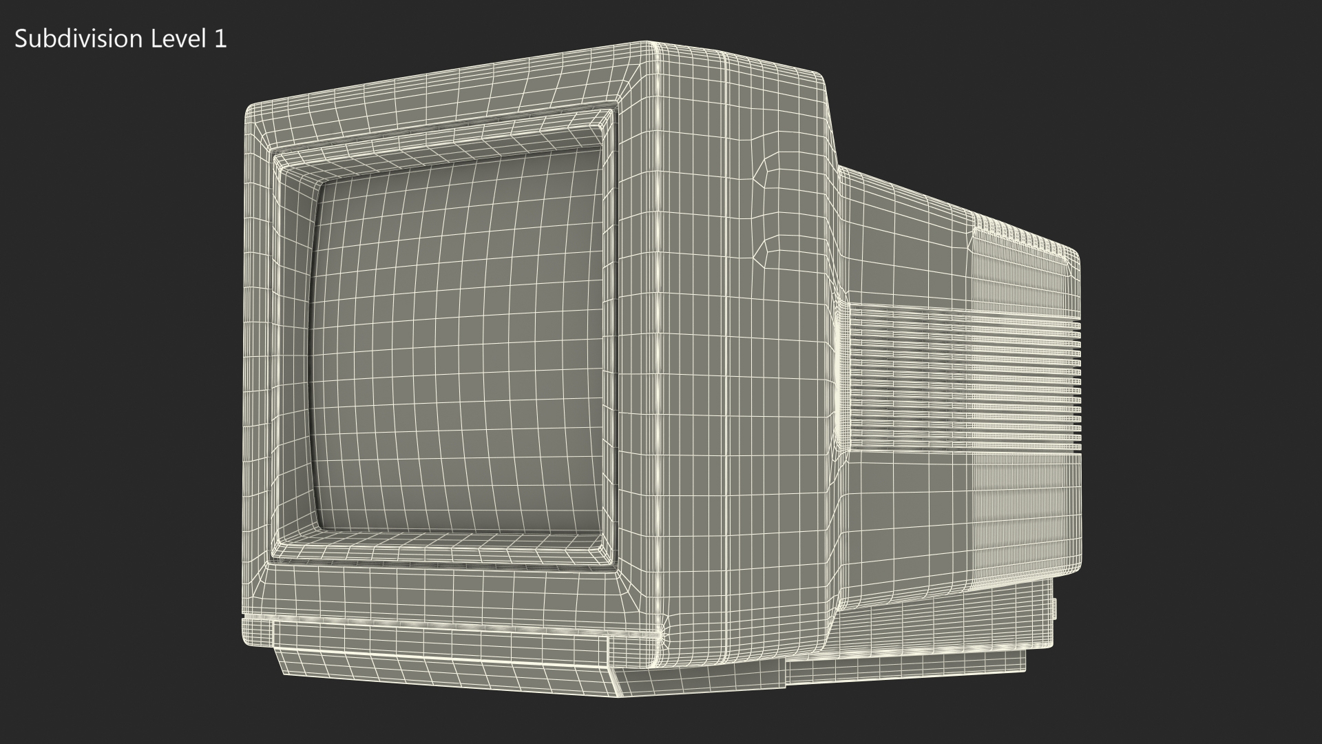 3D model Vintage Monitor