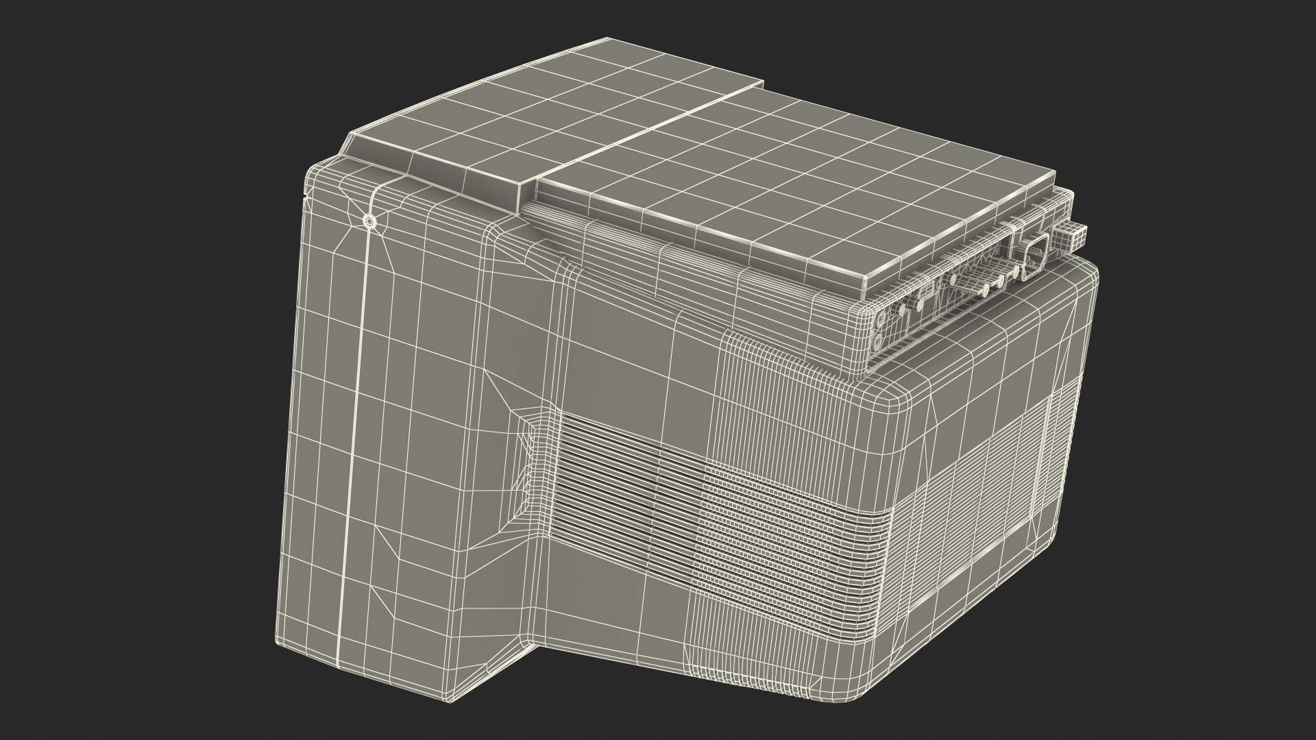 3D model Vintage Monitor