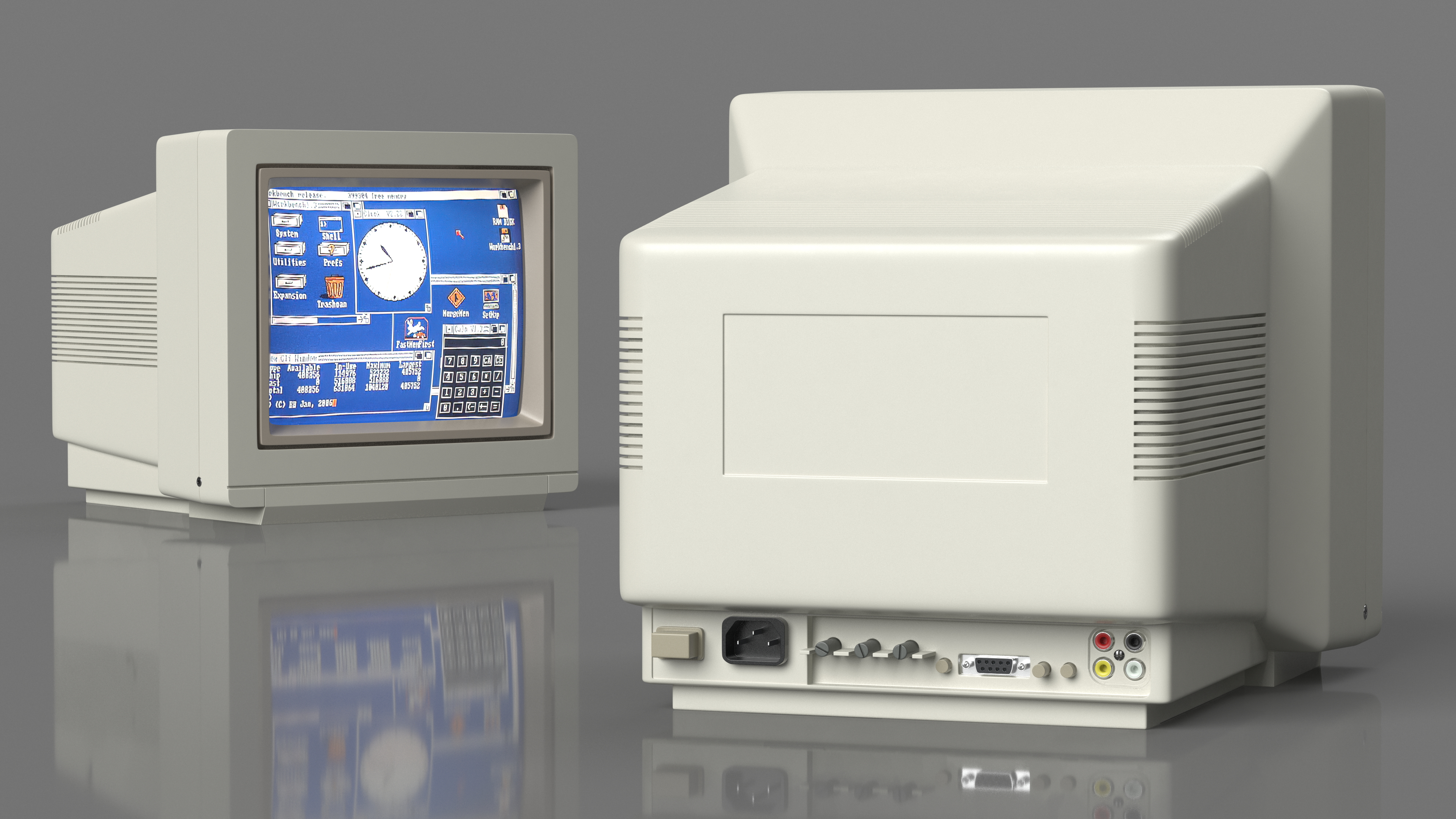 3D model Vintage Monitor