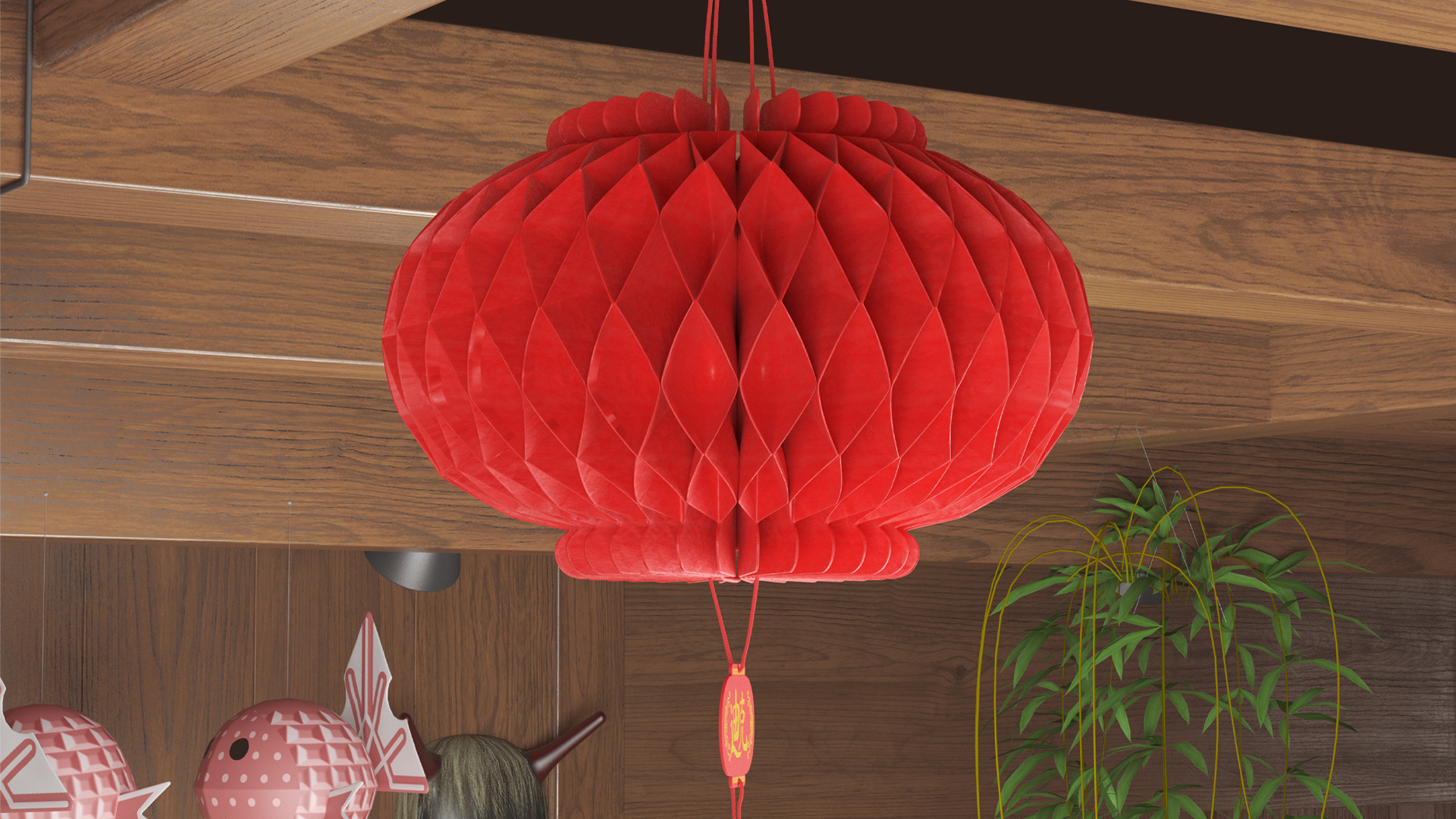 3D Paper Chinese Lantern