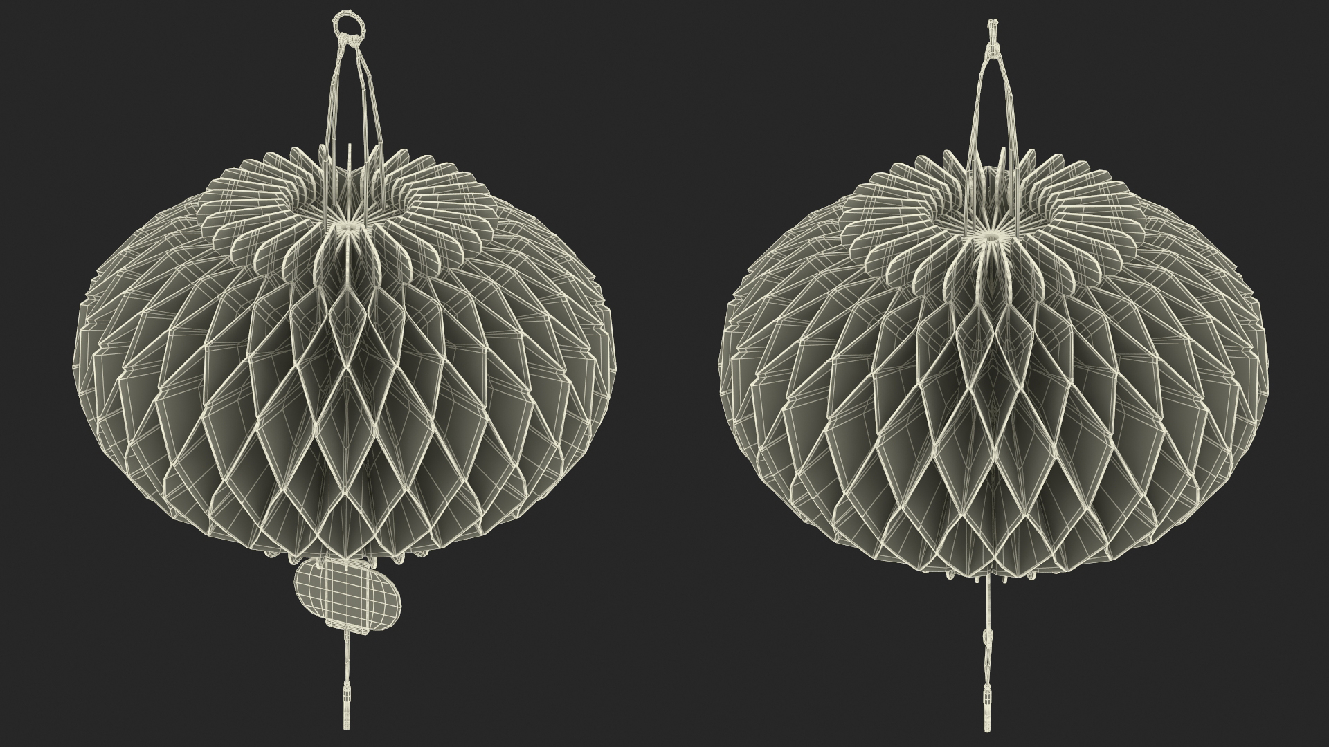 3D Paper Chinese Lantern