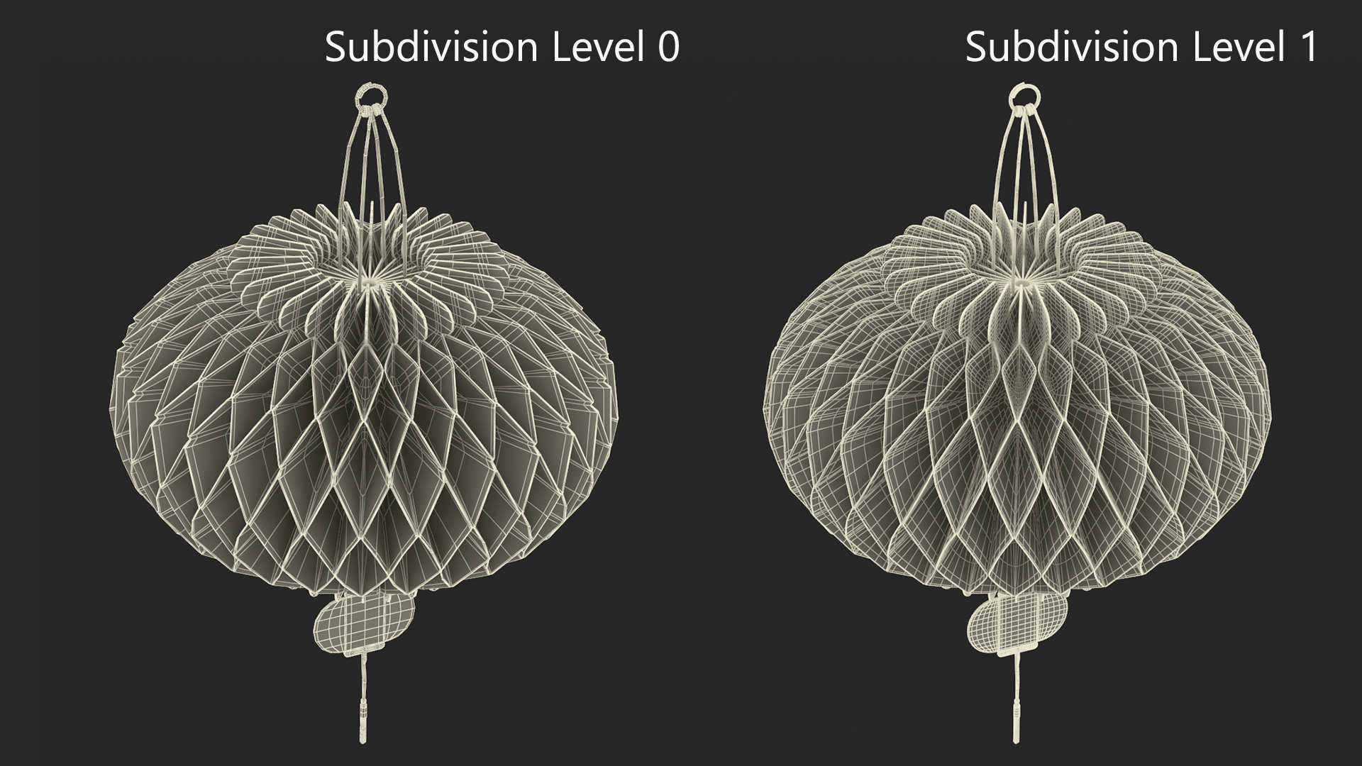 3D Paper Chinese Lantern