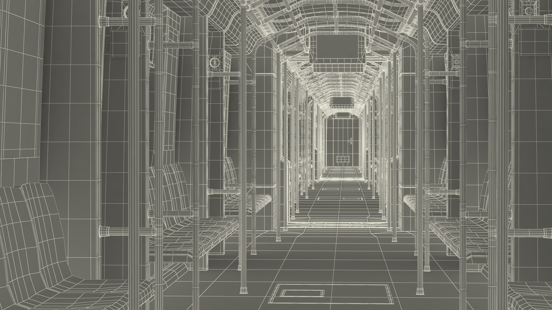 3D VLT Train Rigged