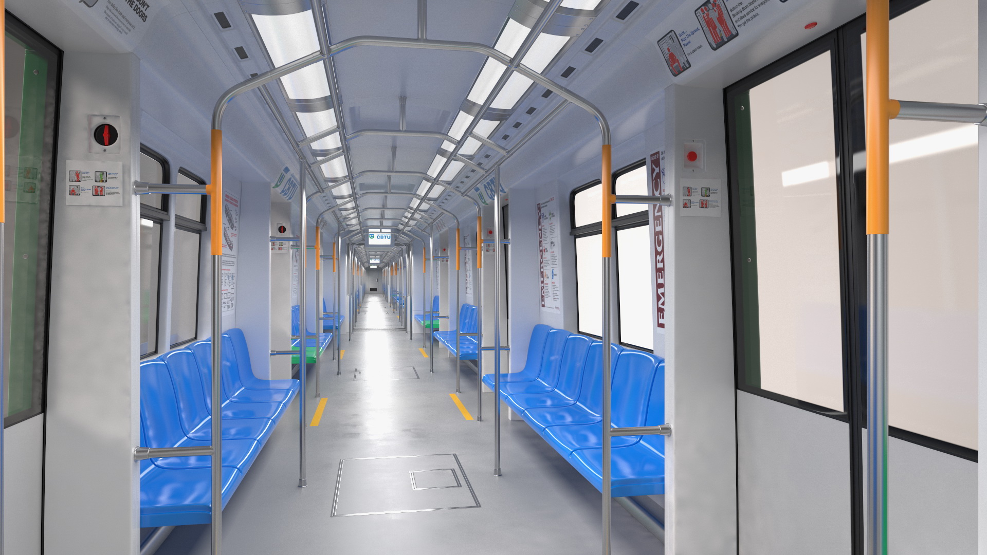 3D VLT Train Rigged