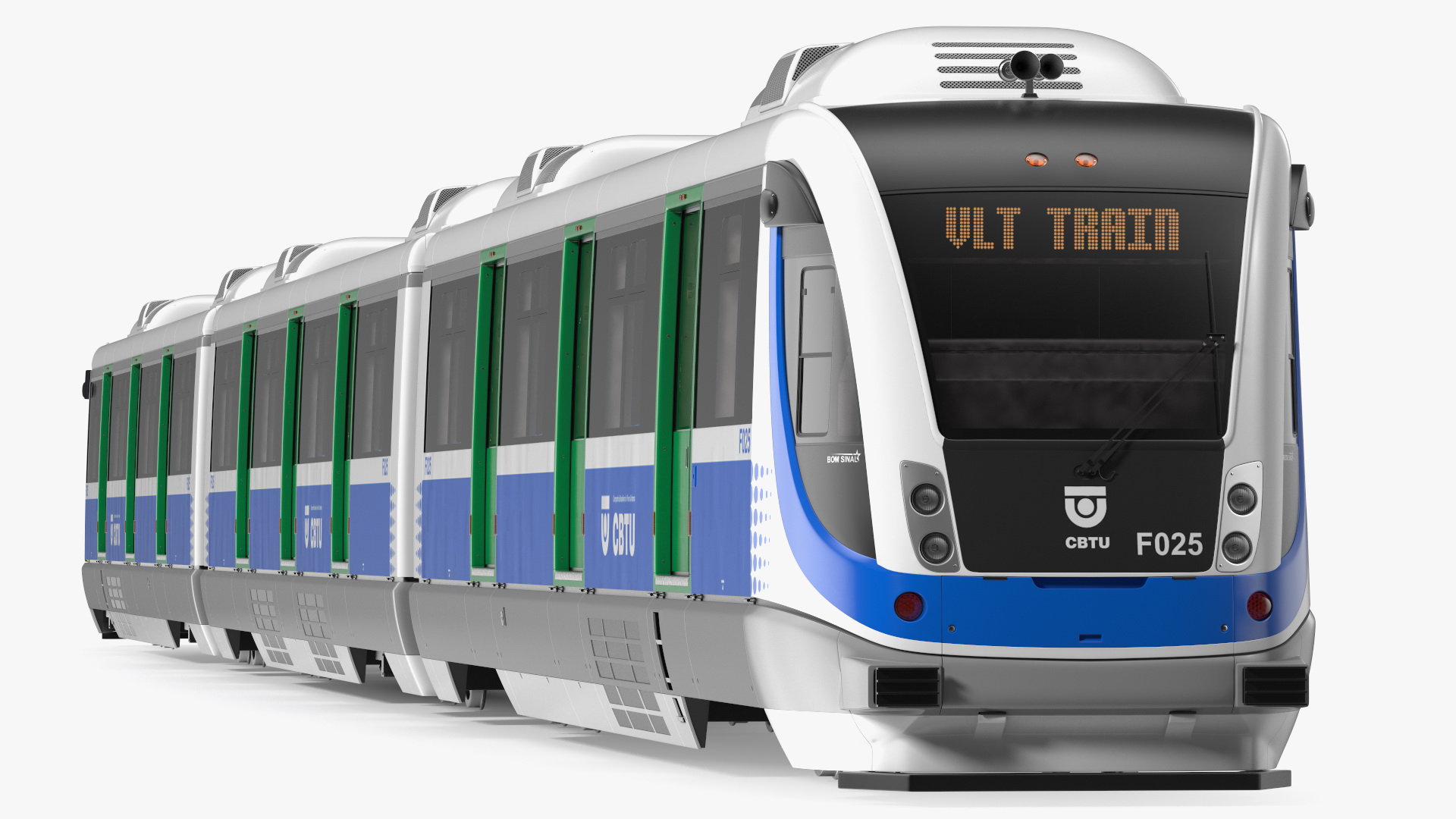 3D VLT Train Rigged