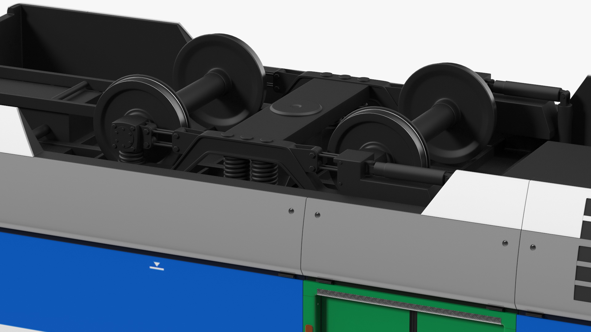 3D VLT Train Rigged