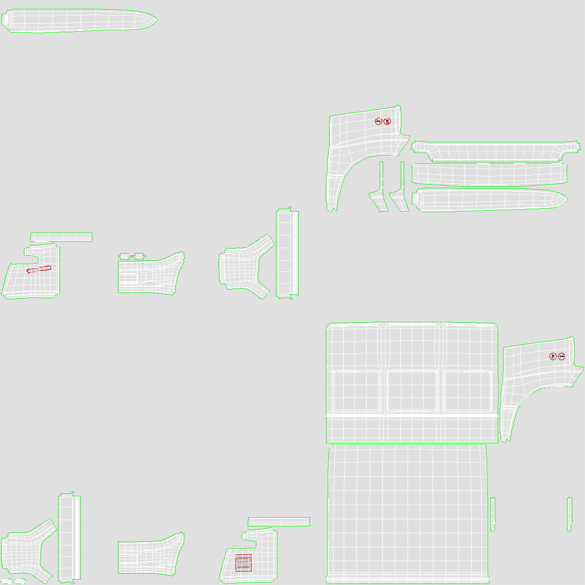3D model Tractor Truck 6x4 Generic