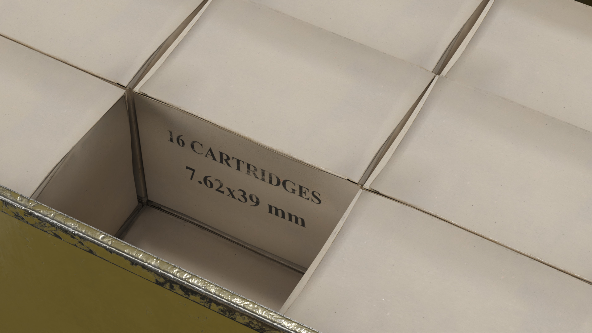 Steel Cartridge Storage Can with Rounds, view 5