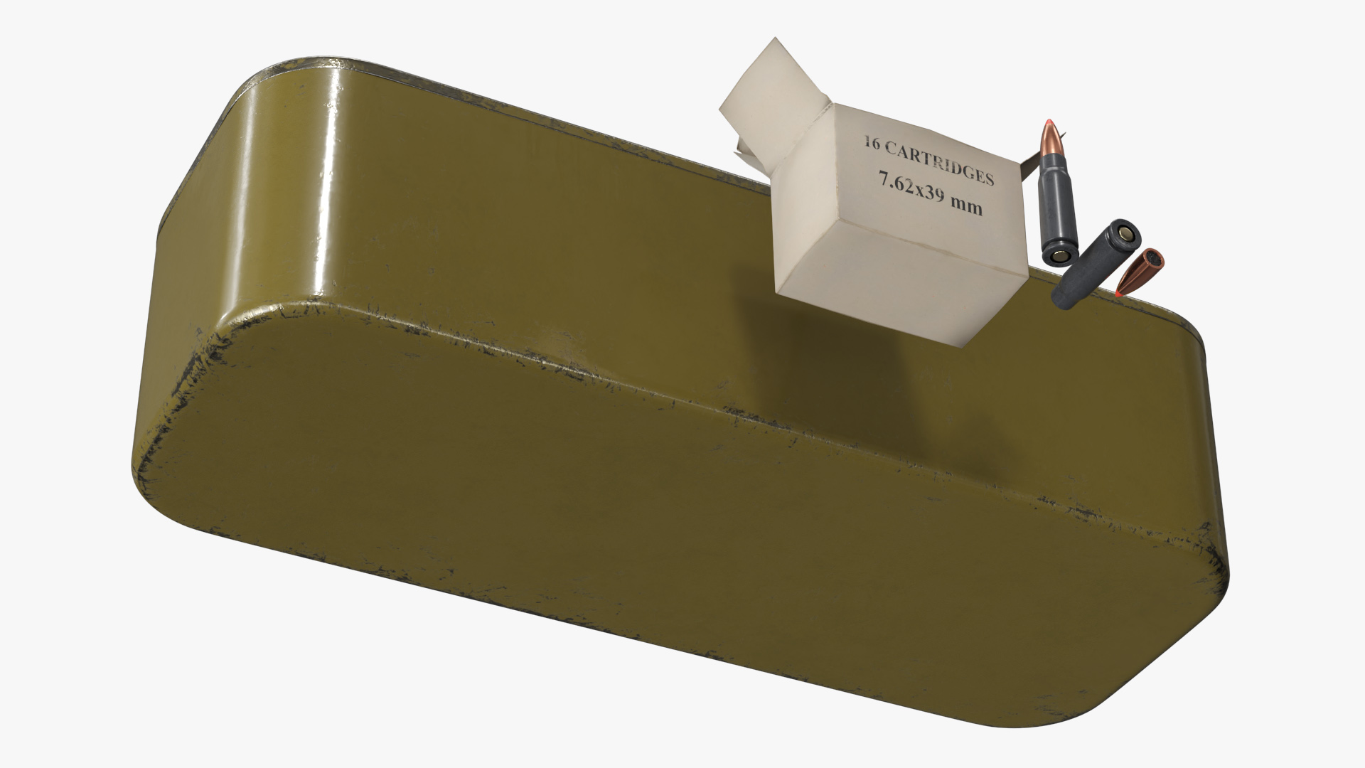 Steel Cartridge Storage Can with Rounds, view 4