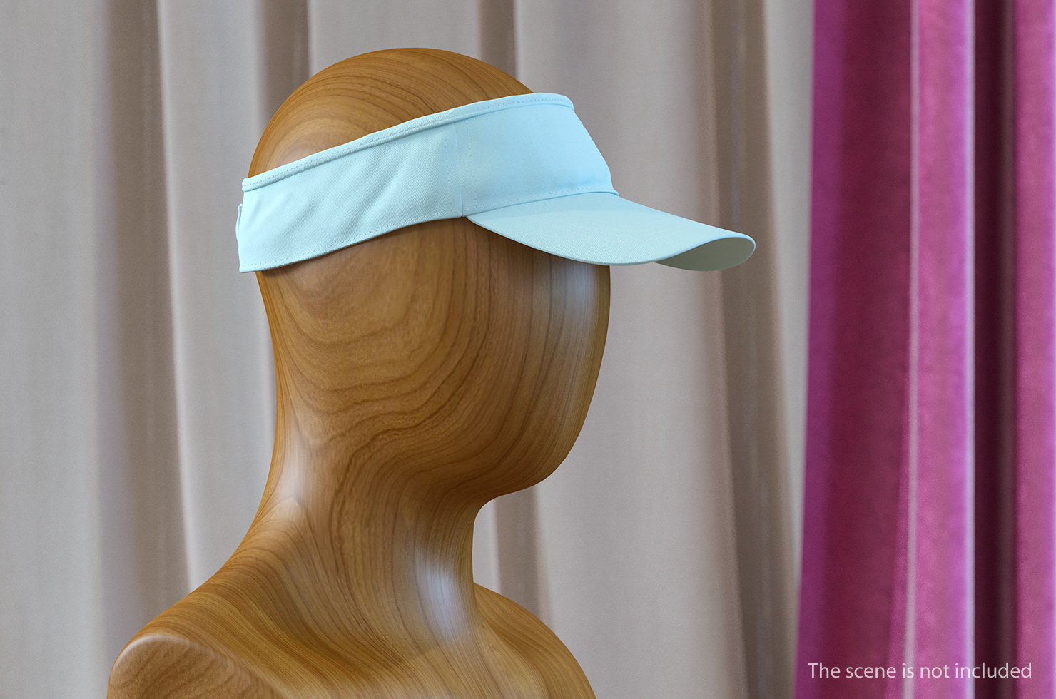 Sun Visor Cap Fur 3D