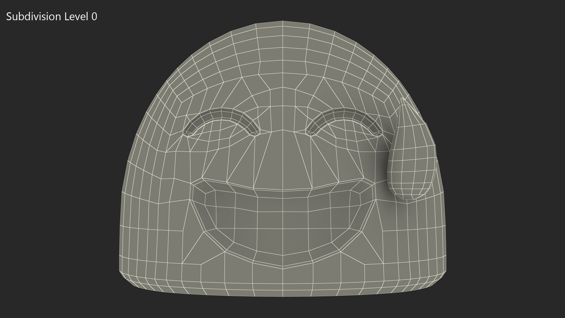3D model Happy Sweat Android Emoji