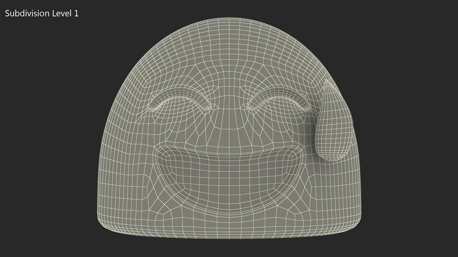 3D model Happy Sweat Android Emoji