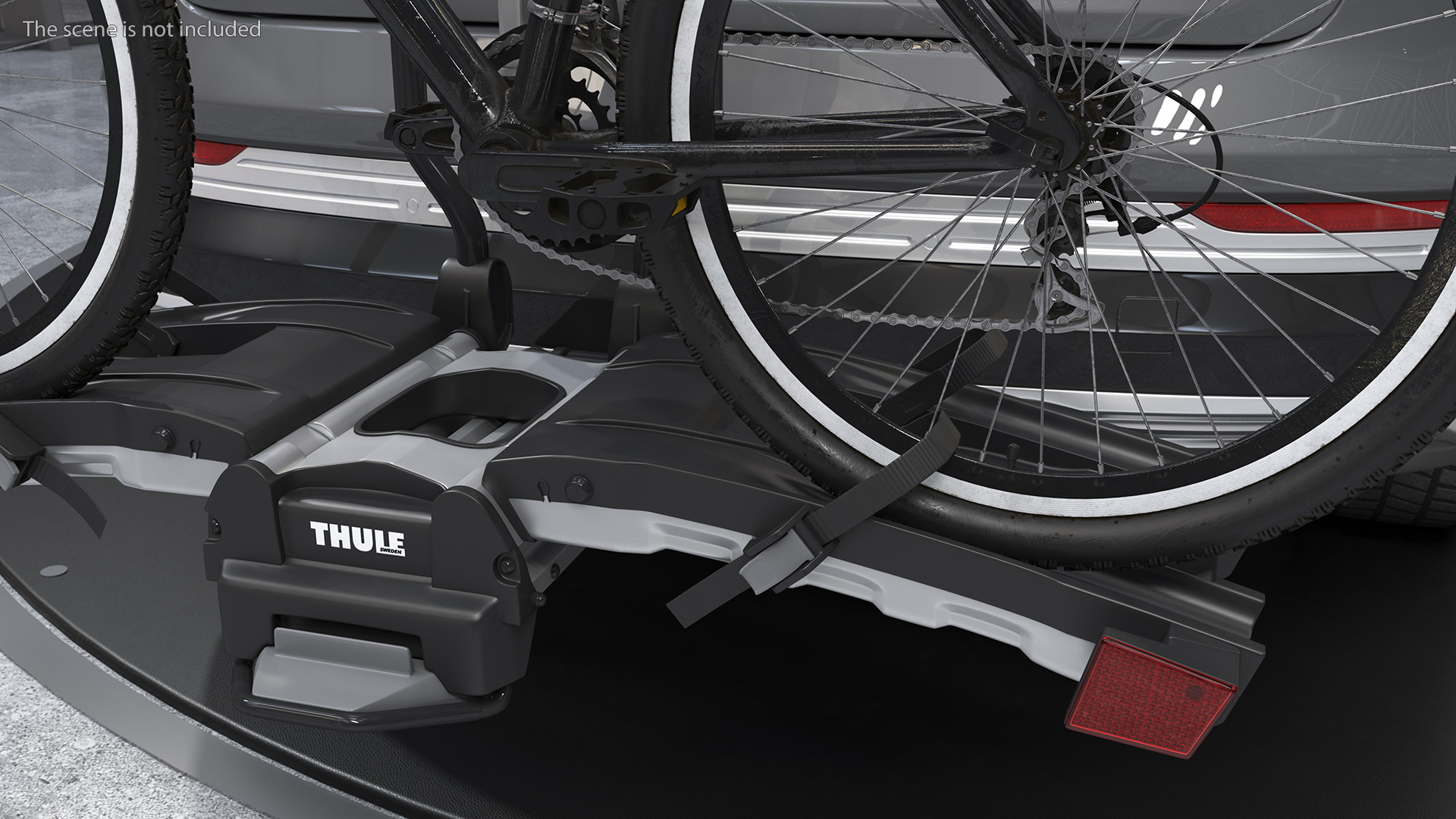Thule EasyFold XT2 with Mountain Bike 3D