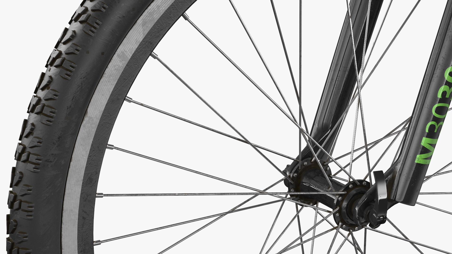 Thule EasyFold XT2 with Mountain Bike 3D
