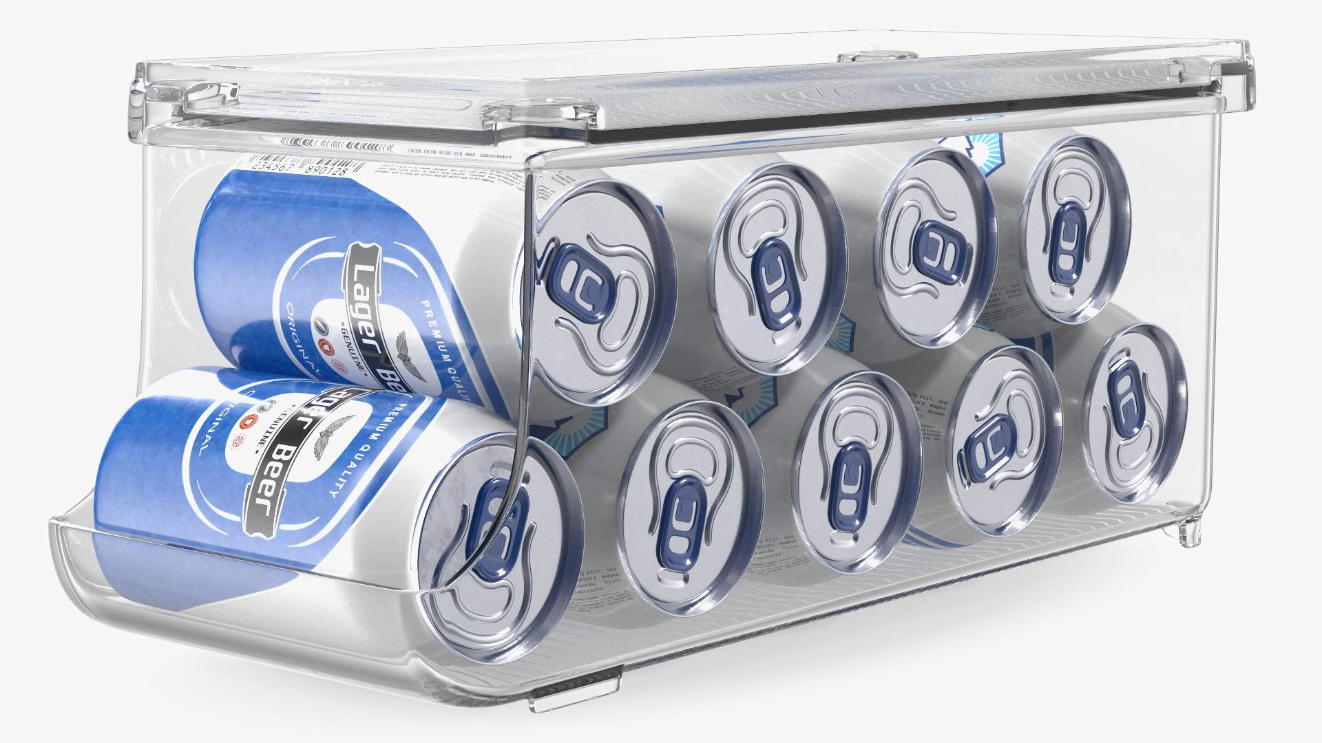 Transparent Beer Can Holder 3D