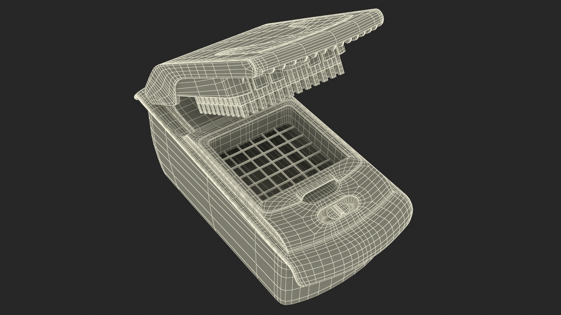 Vegetable Chopper with Large Dice Blade 3D model