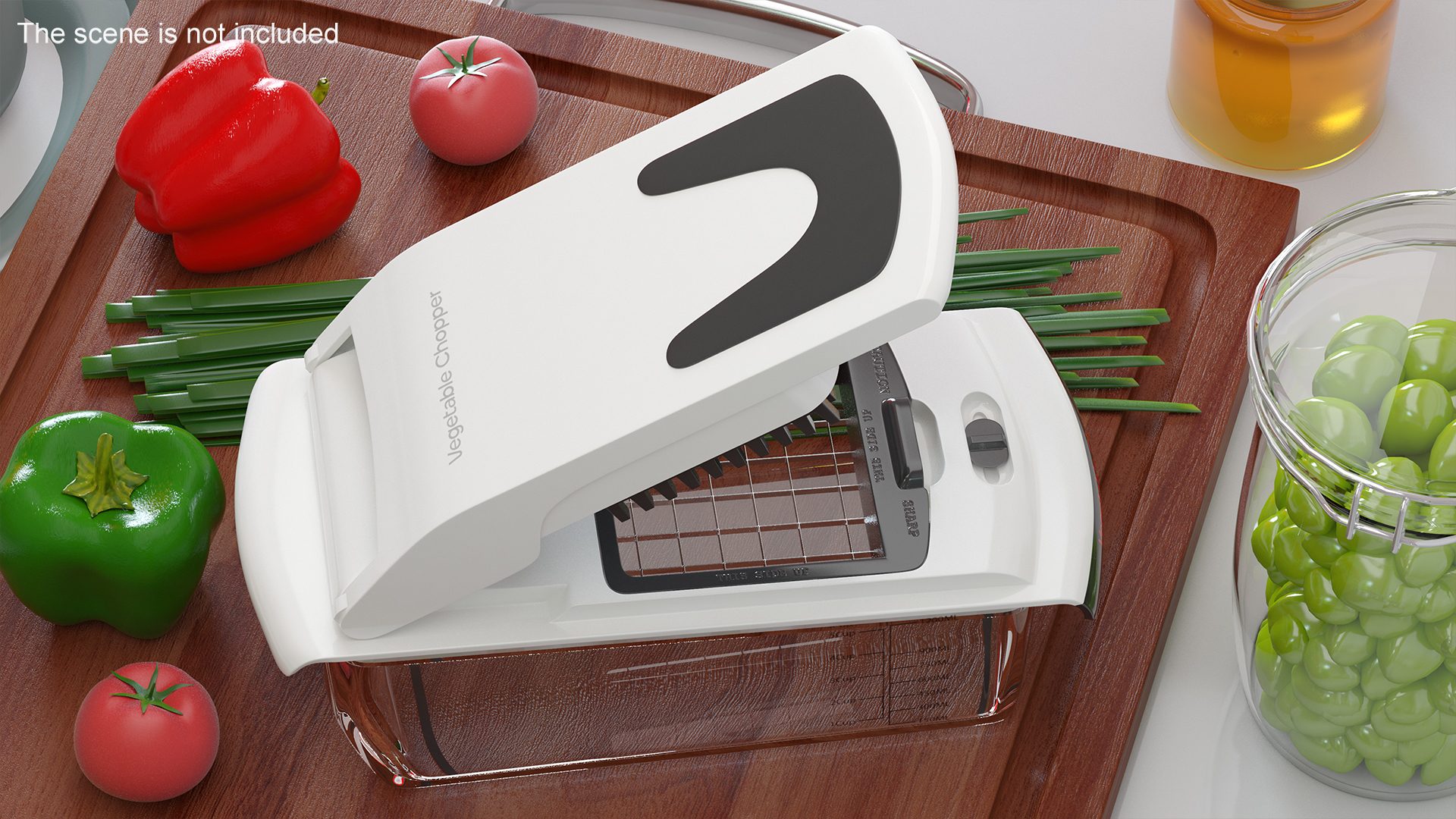 Vegetable Chopper with Large Dice Blade 3D model