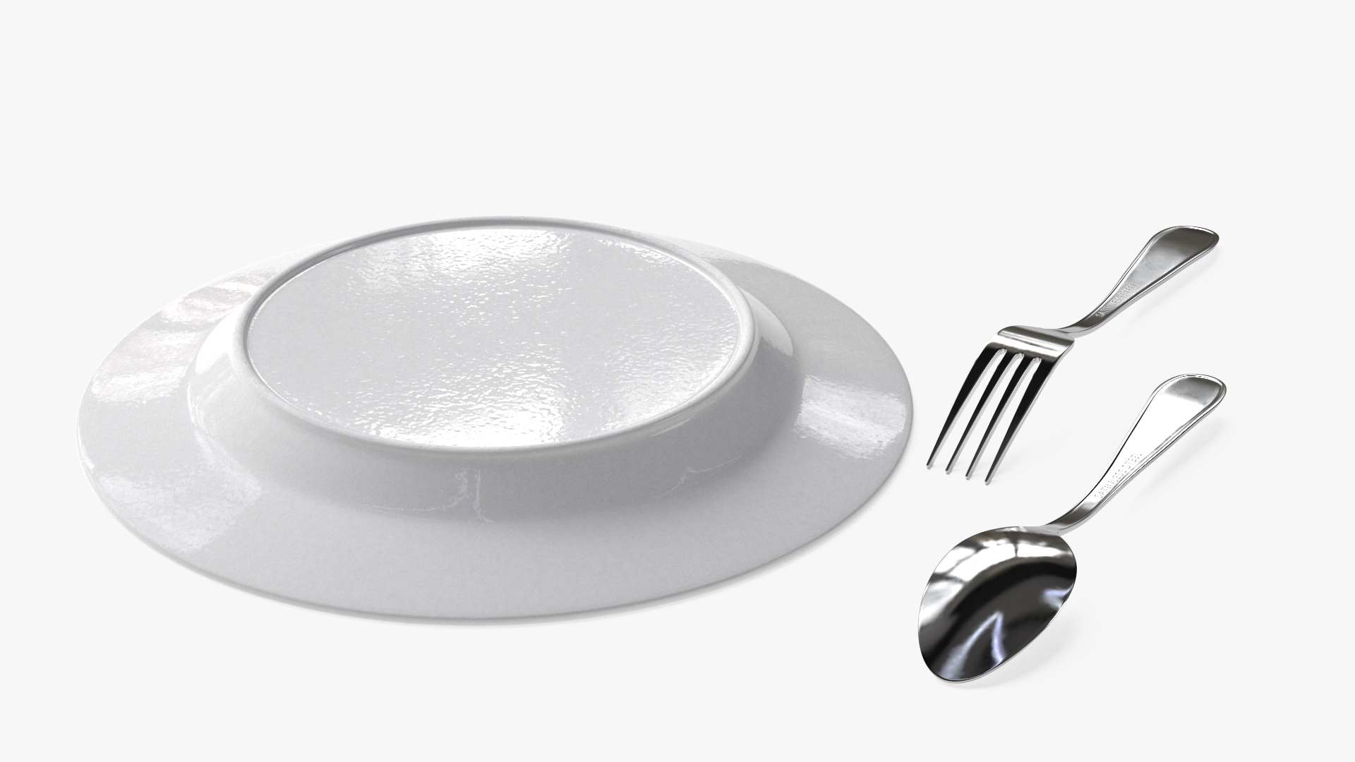 3D Cupcake on Plate
