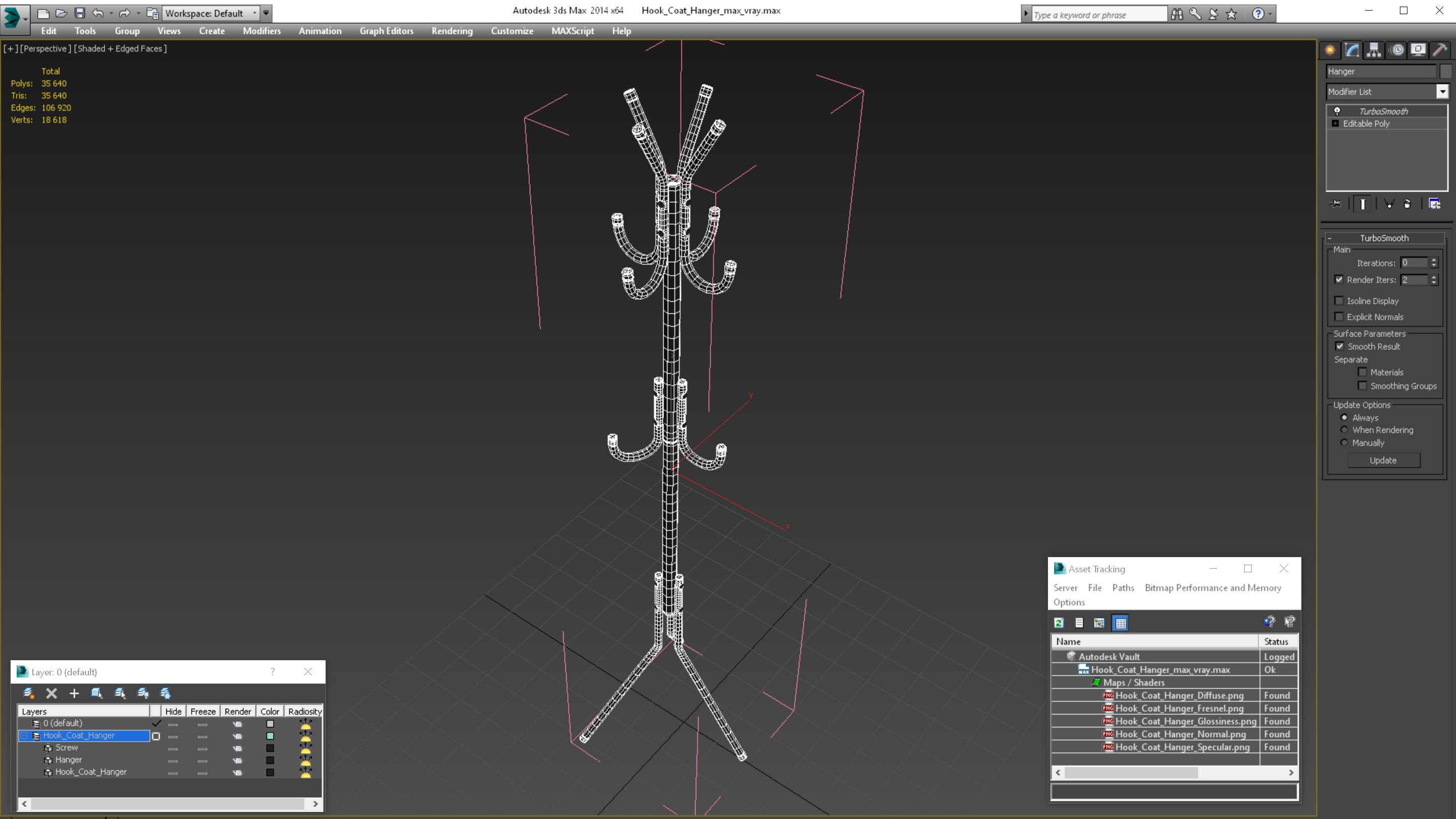 3D Hook Coat Hanger