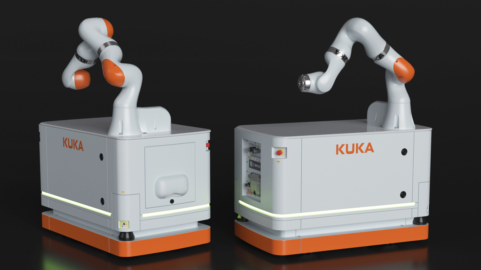 3D Mobile Robot KUKA KMR Iiwa