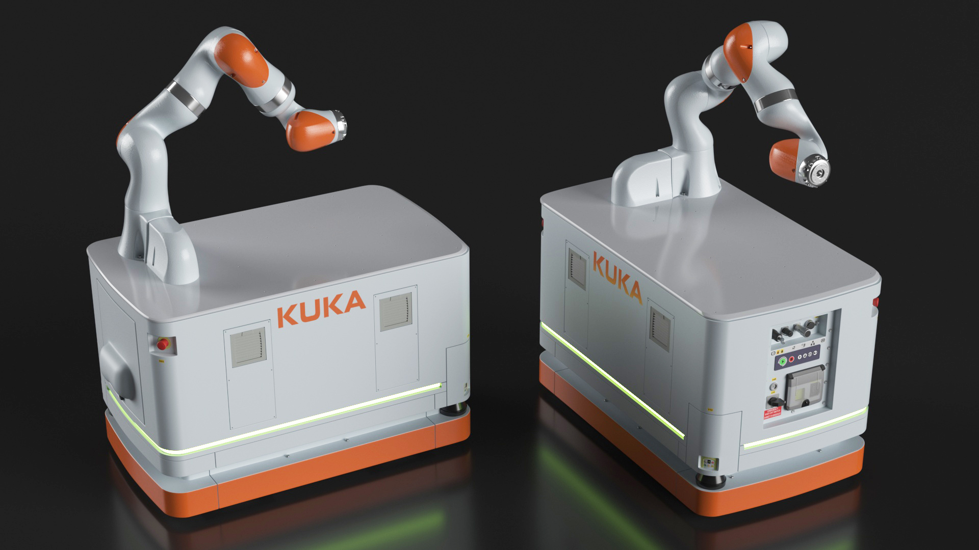3D Mobile Robot KUKA KMR Iiwa
