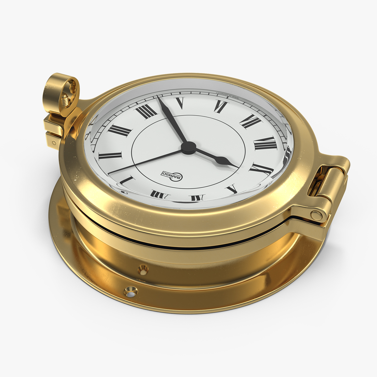 Brass Ship Clock