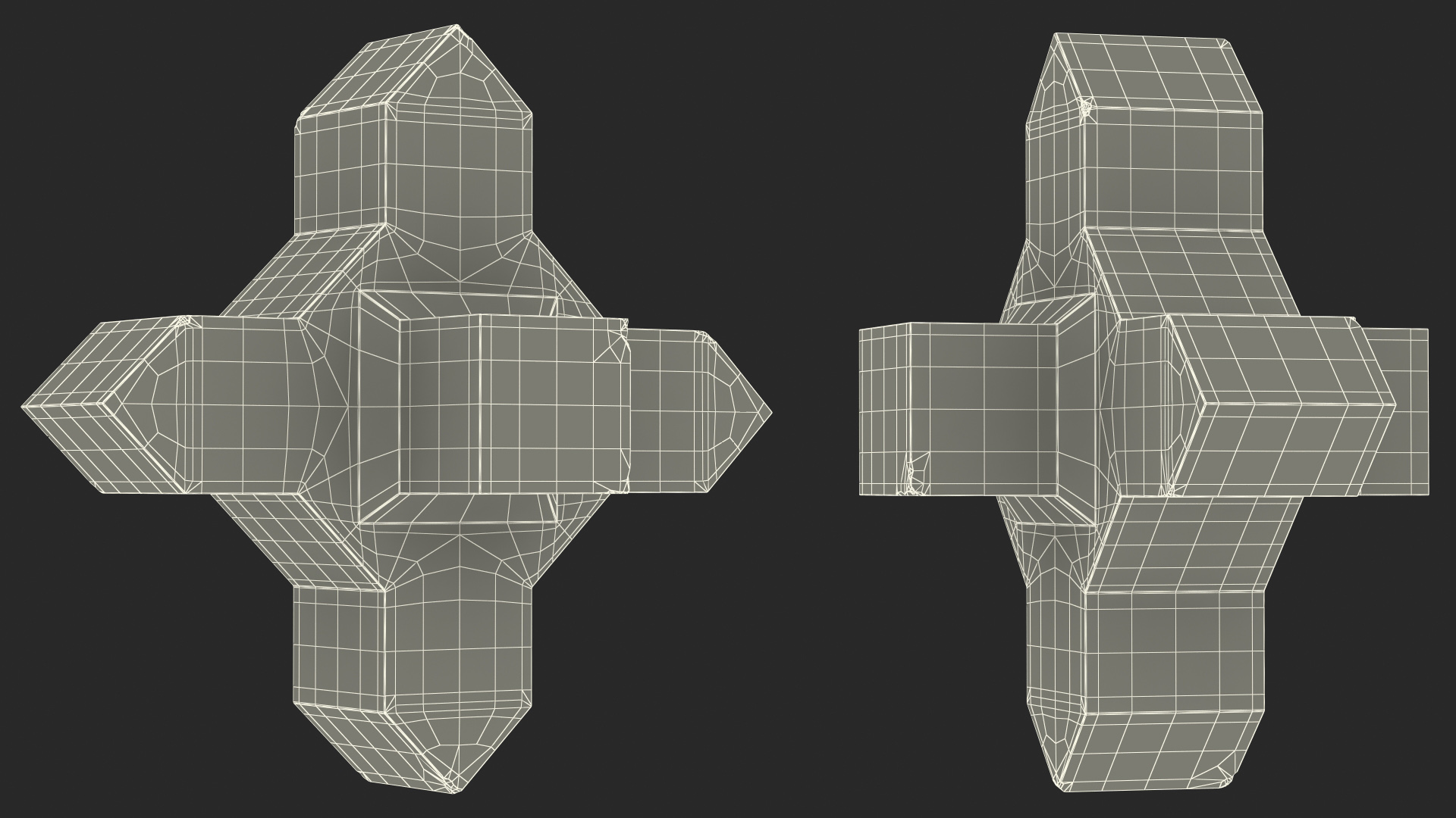 3D model Concrete Coastal Wave Breaker Xbloc