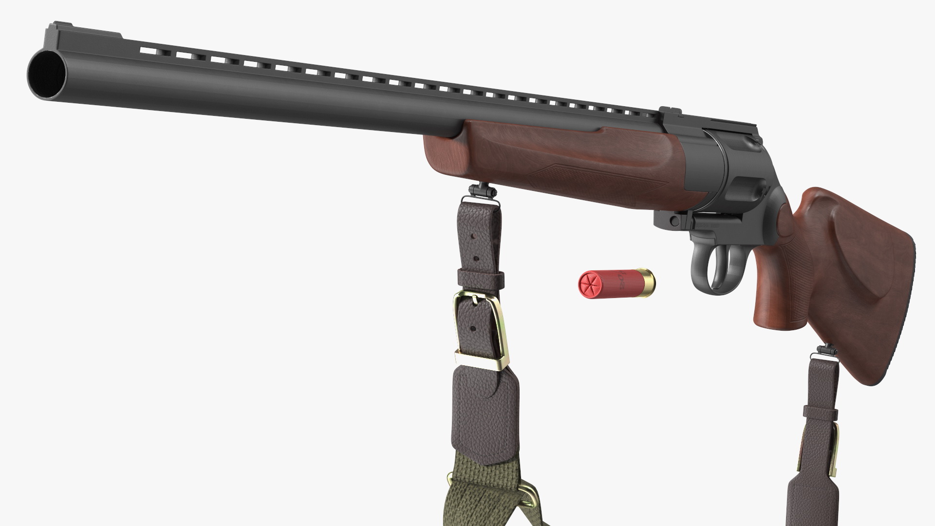 3D Hunting Shotgun MC-255 Wood Rigged for Maya model