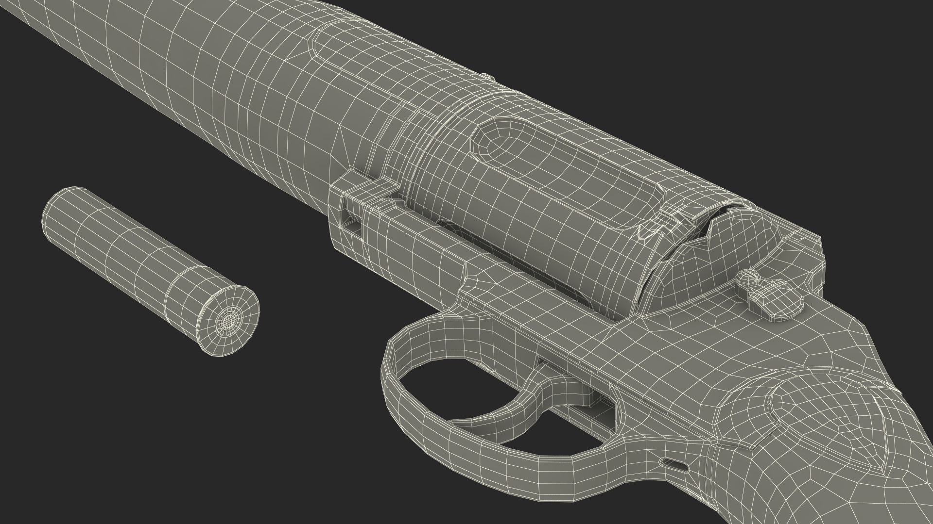3D Hunting Shotgun MC-255 Wood Rigged for Maya model