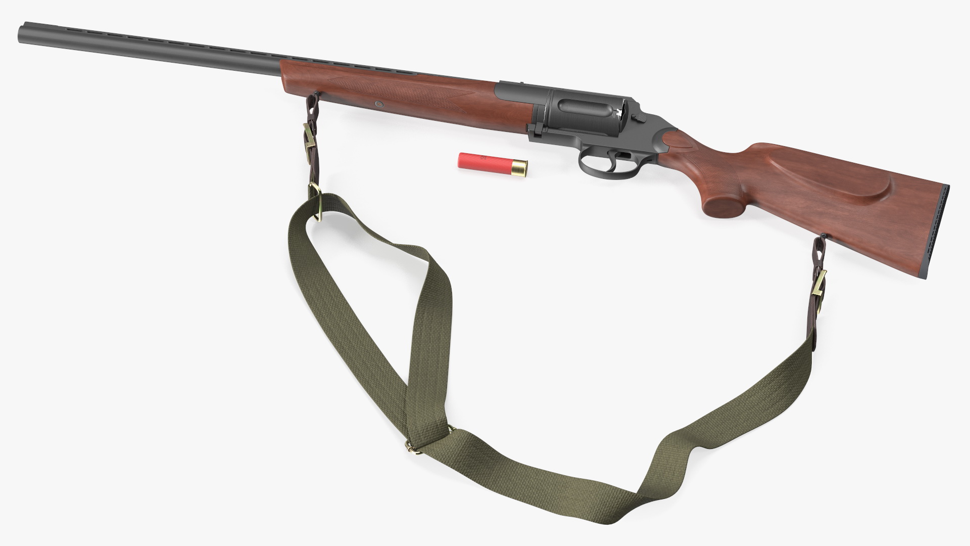 3D Hunting Shotgun MC-255 Wood Rigged for Maya model