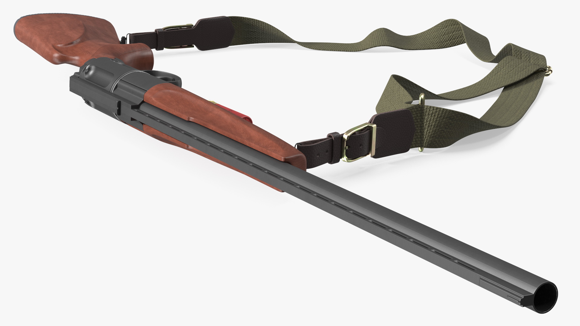 3D Hunting Shotgun MC-255 Wood Rigged for Maya model
