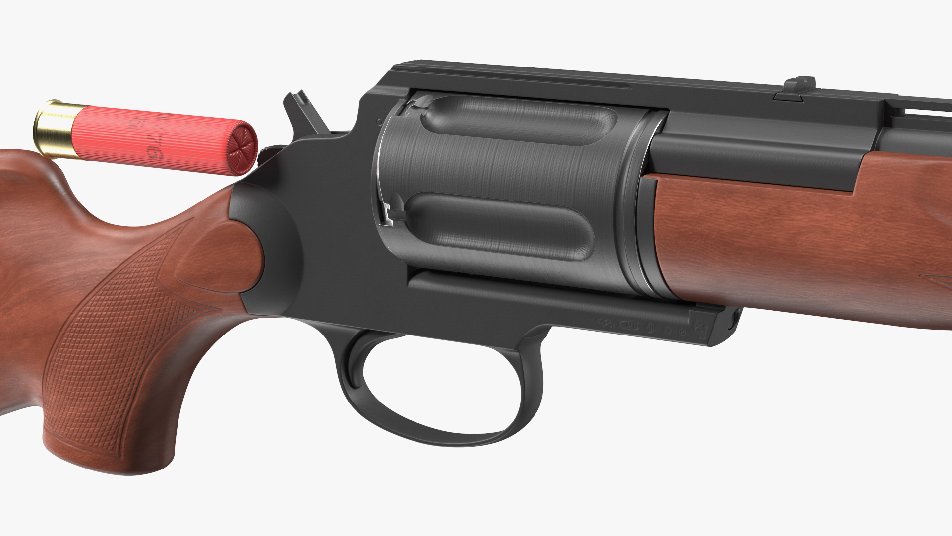 3D Hunting Shotgun MC-255 Wood Rigged for Maya model