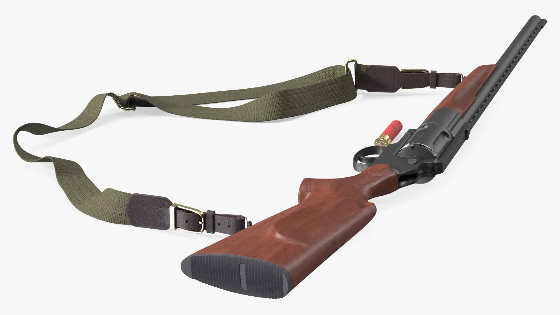 3D Hunting Shotgun MC-255 Wood Rigged for Maya model