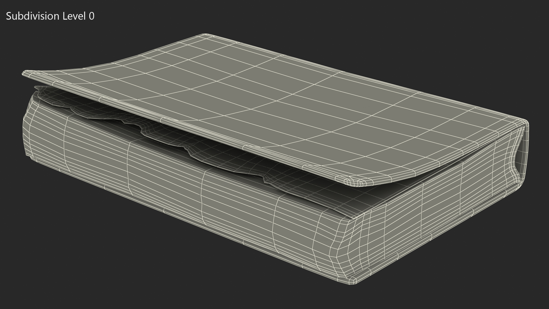 3D model Very Old Closed Book