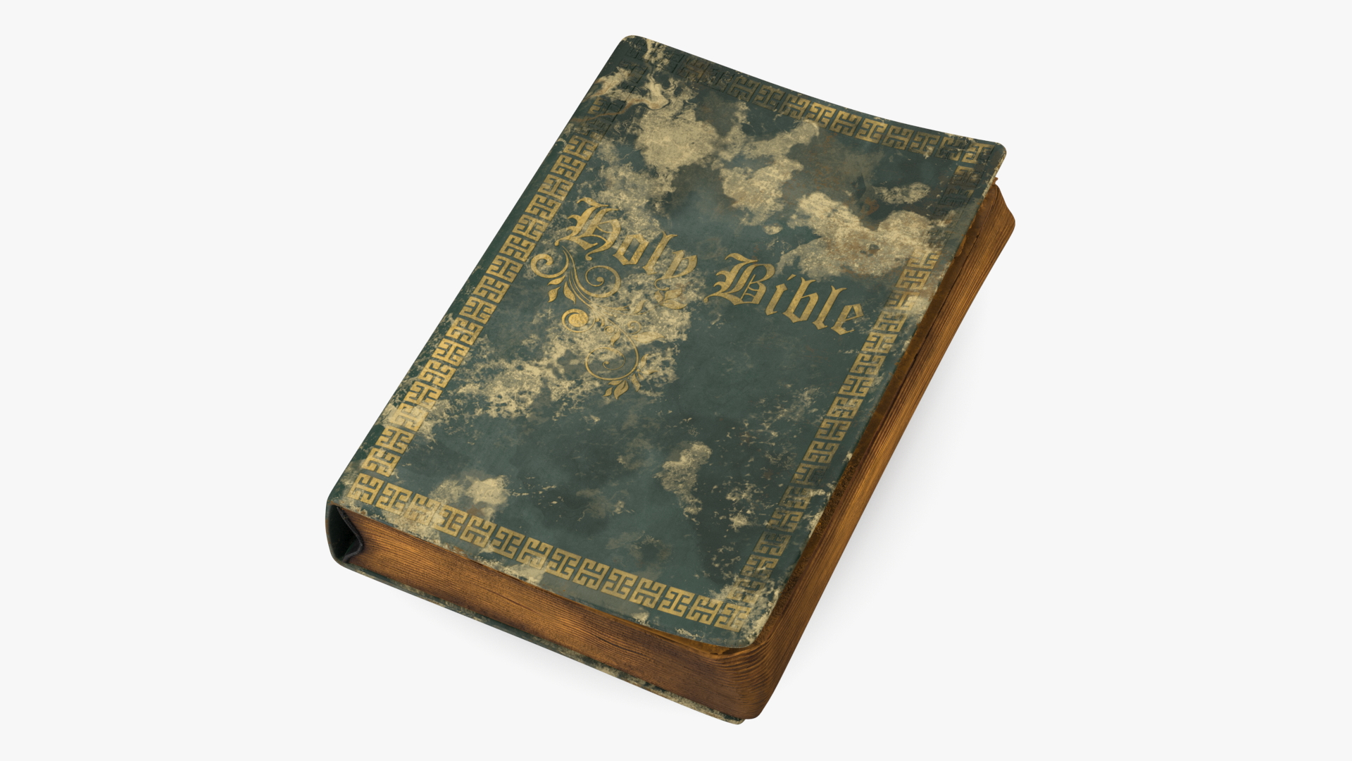 3D model Very Old Closed Book