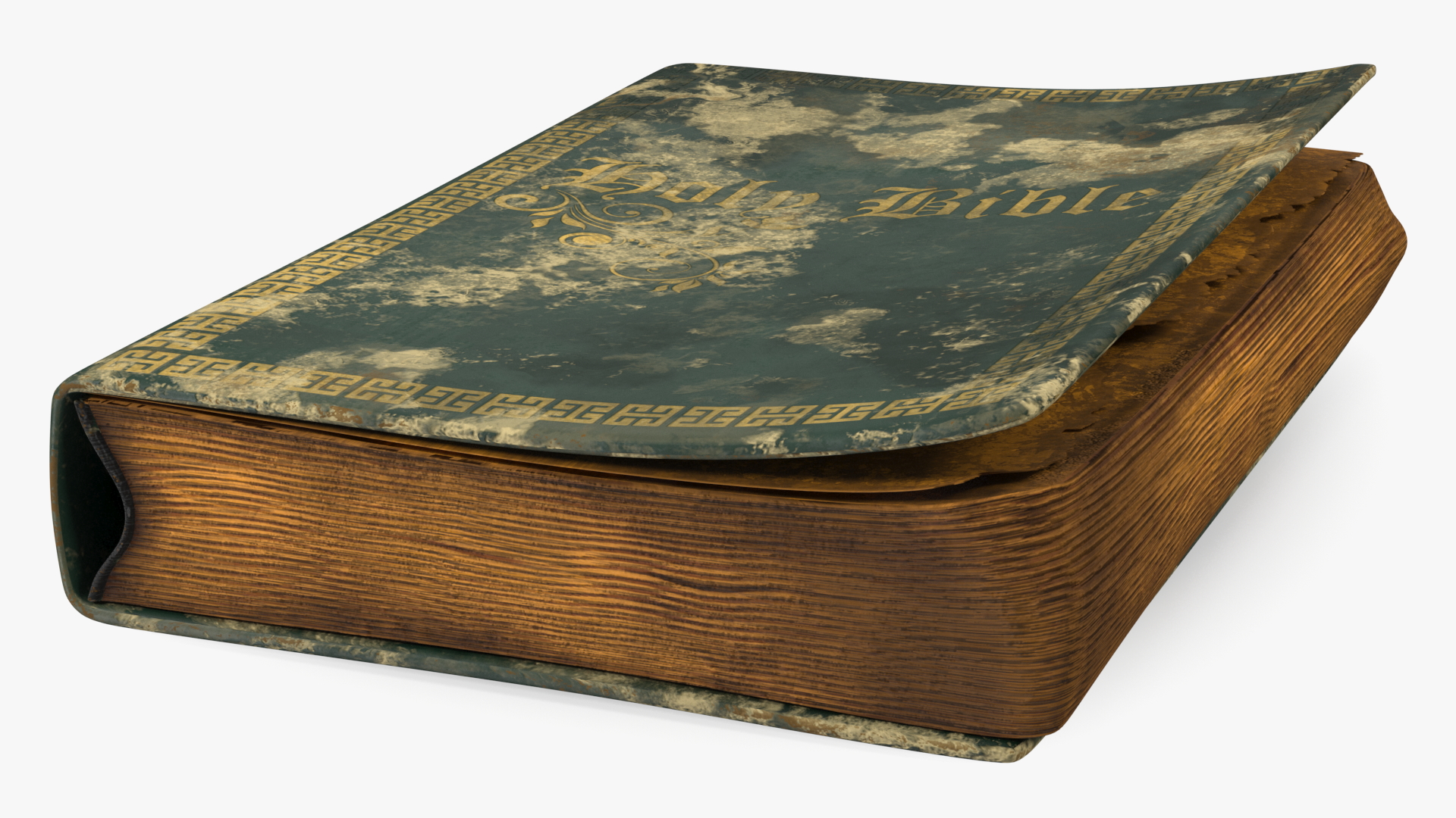 3D model Very Old Closed Book