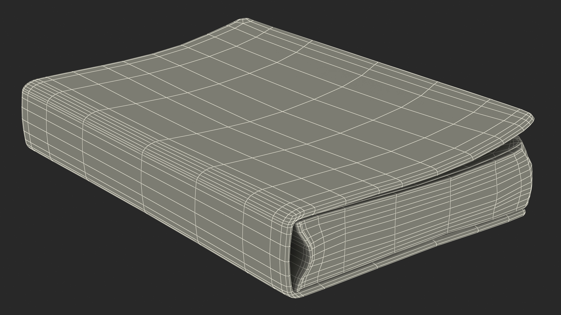 3D model Very Old Closed Book