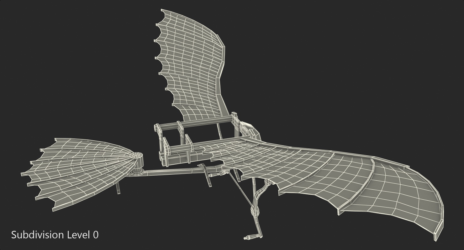 Leonardo Da Vinci Flying Machine 3D