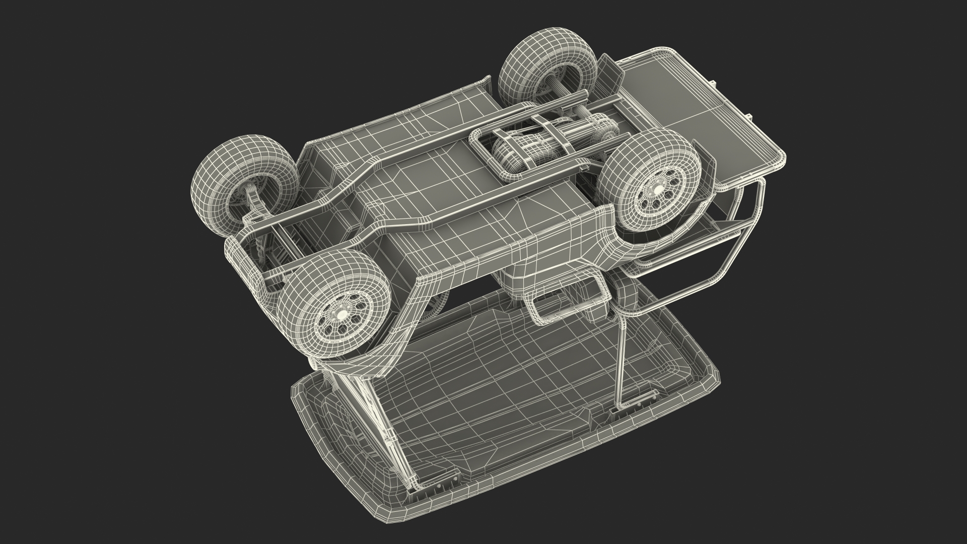3D Golf Car with Gas Motor Generic