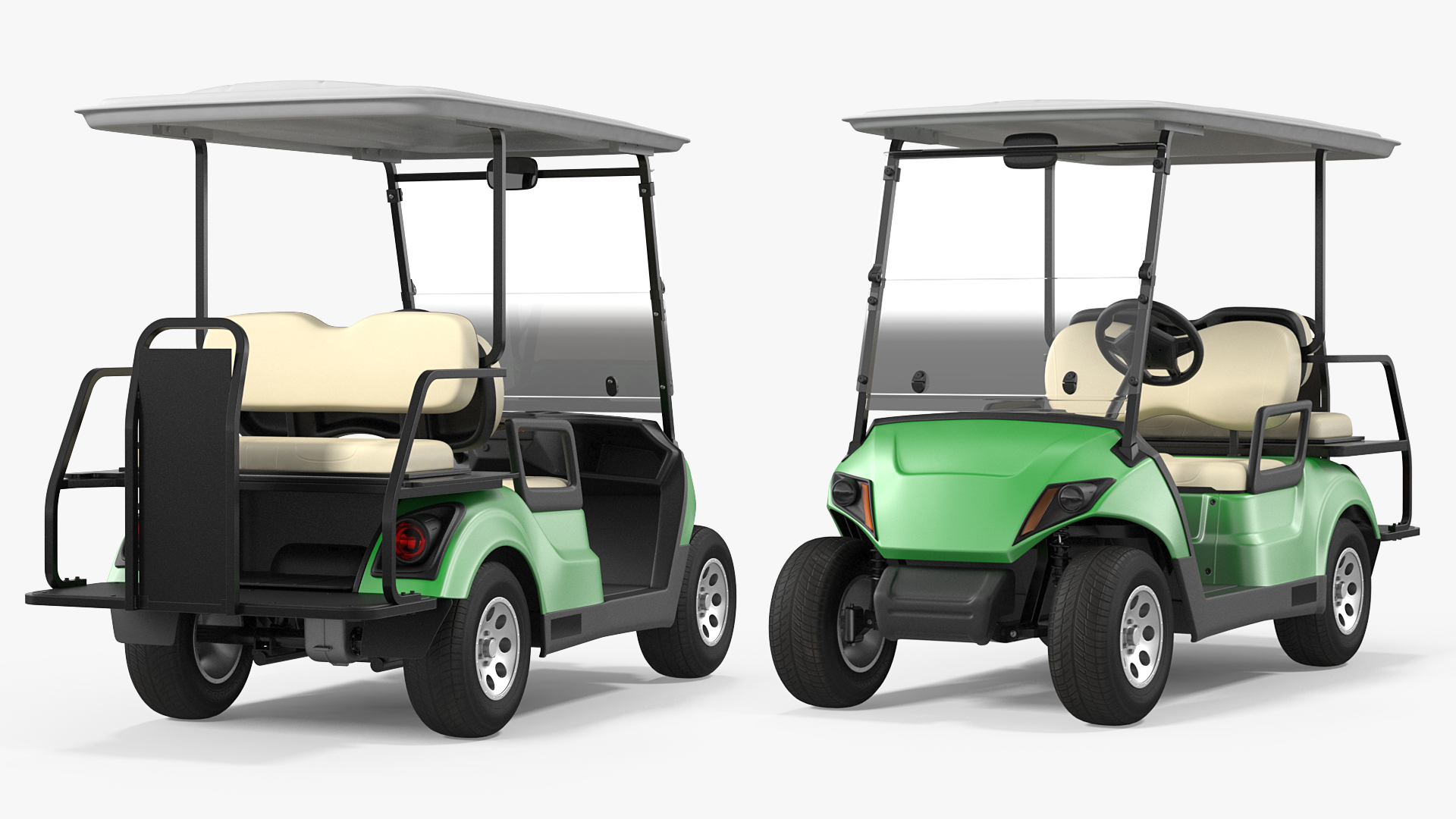 3D Golf Car with Gas Motor Generic