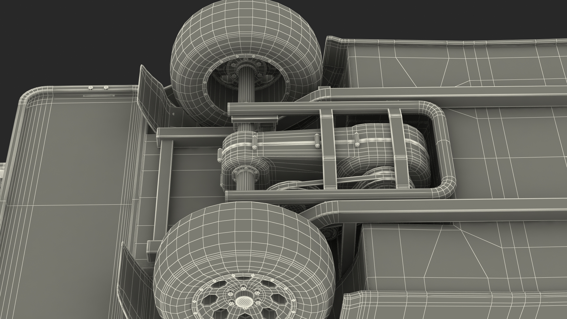 3D Golf Car with Gas Motor Generic