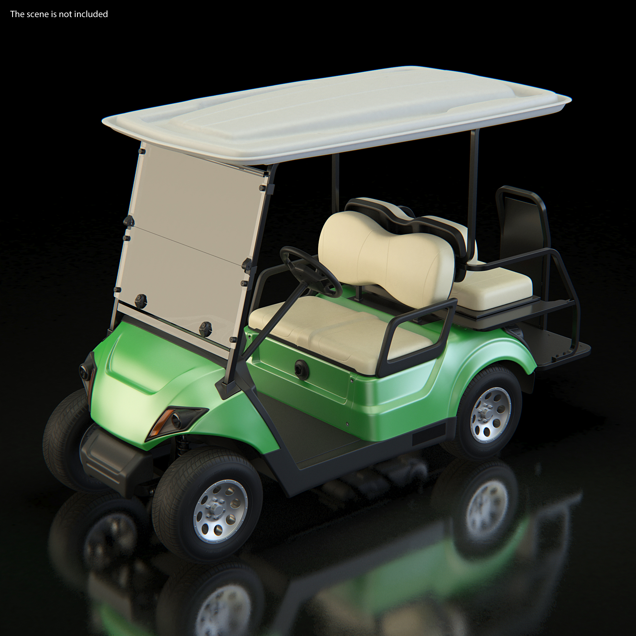 3D Golf Car with Gas Motor Generic