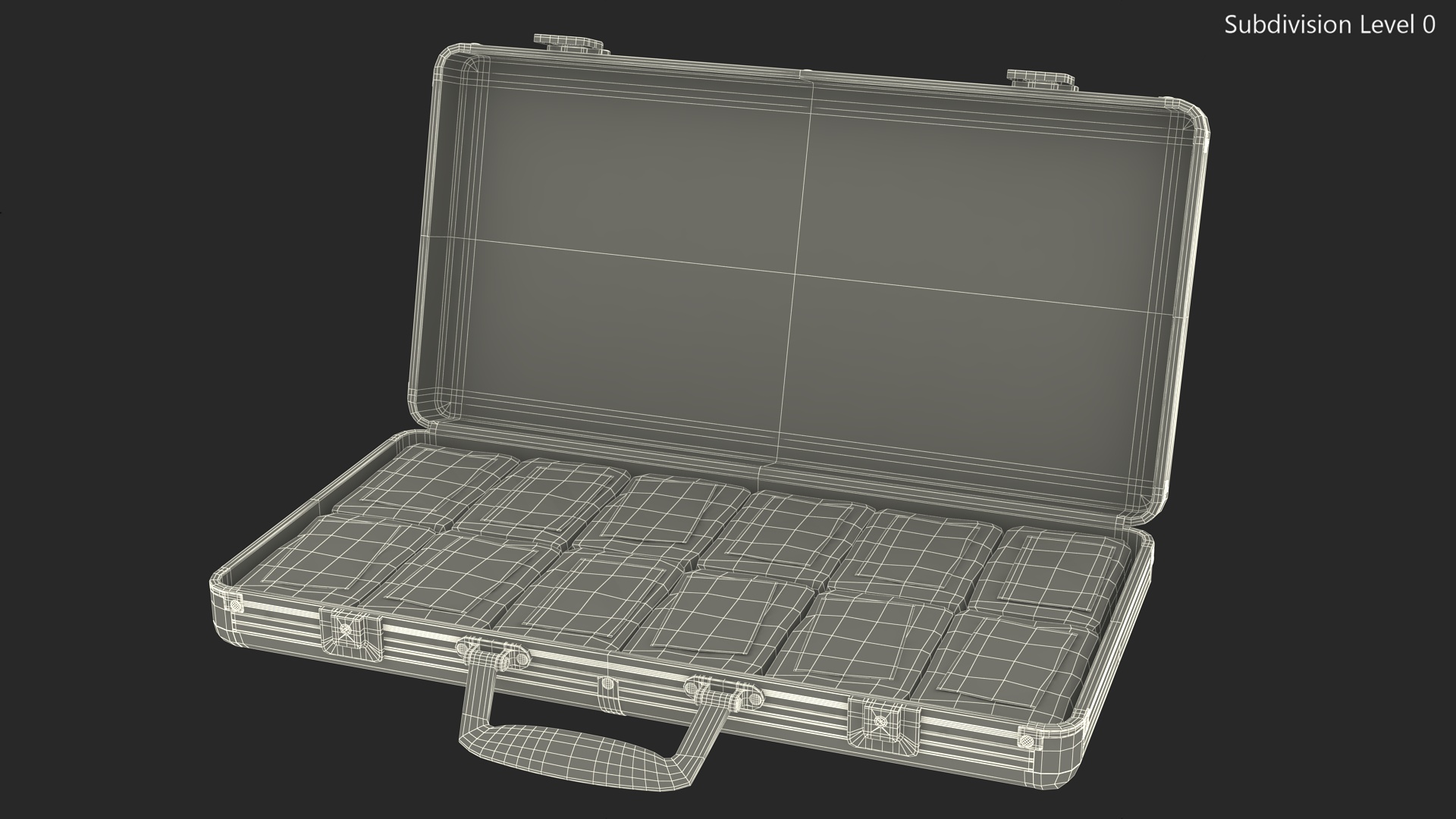 3D Packing Cocaine in Case model