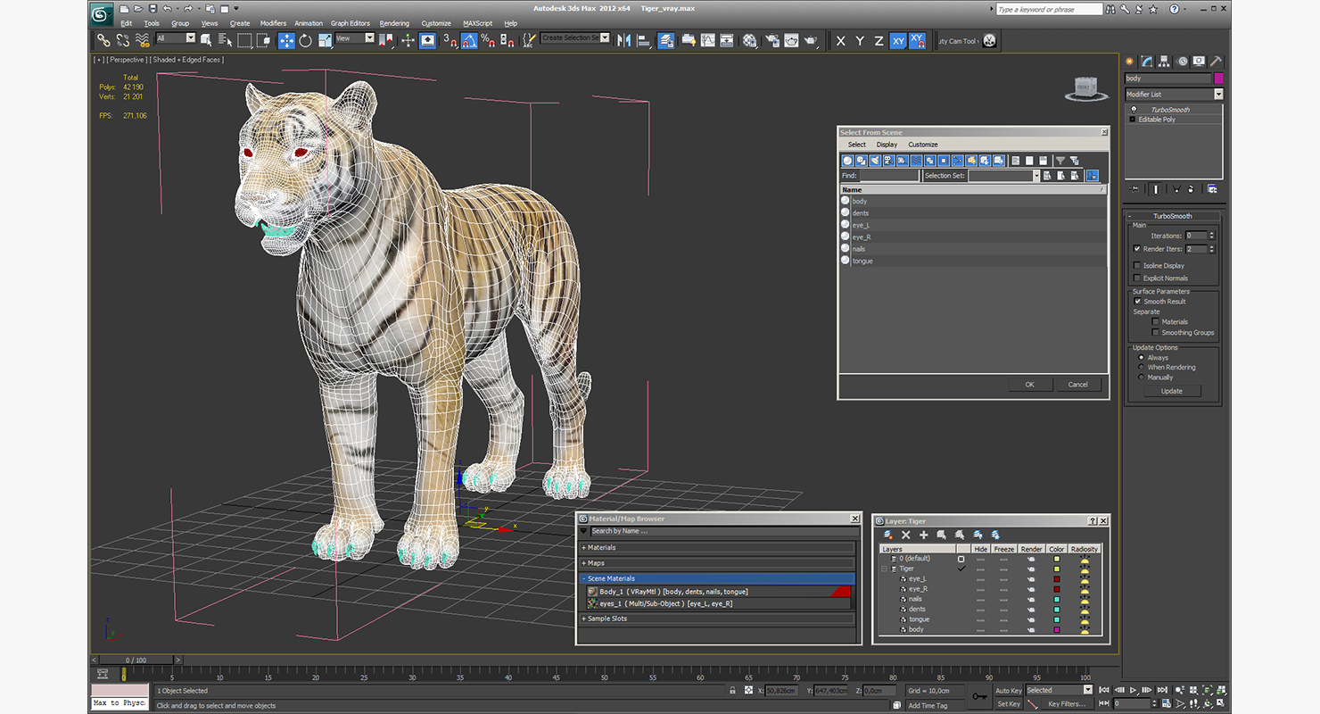 Tiger 3D model