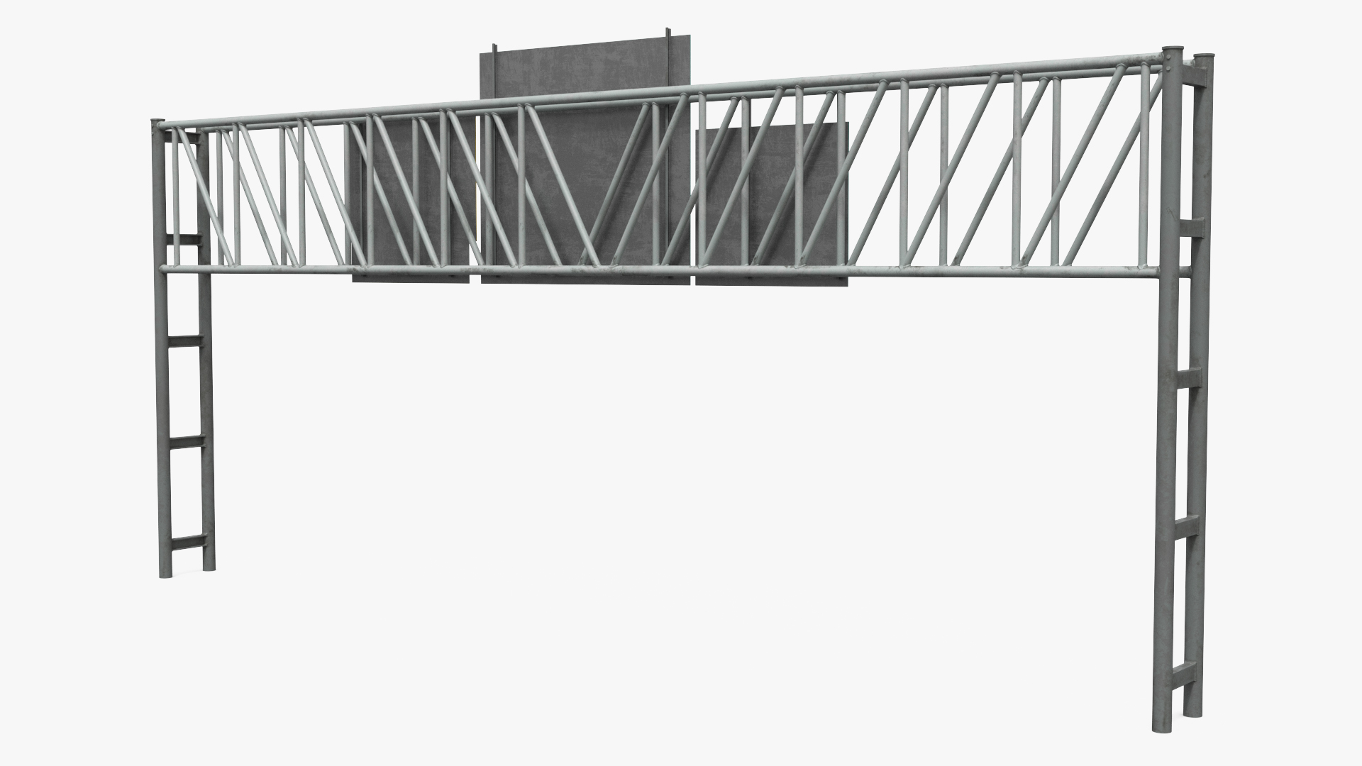 Highway Gantry with Direction Signs - view 4