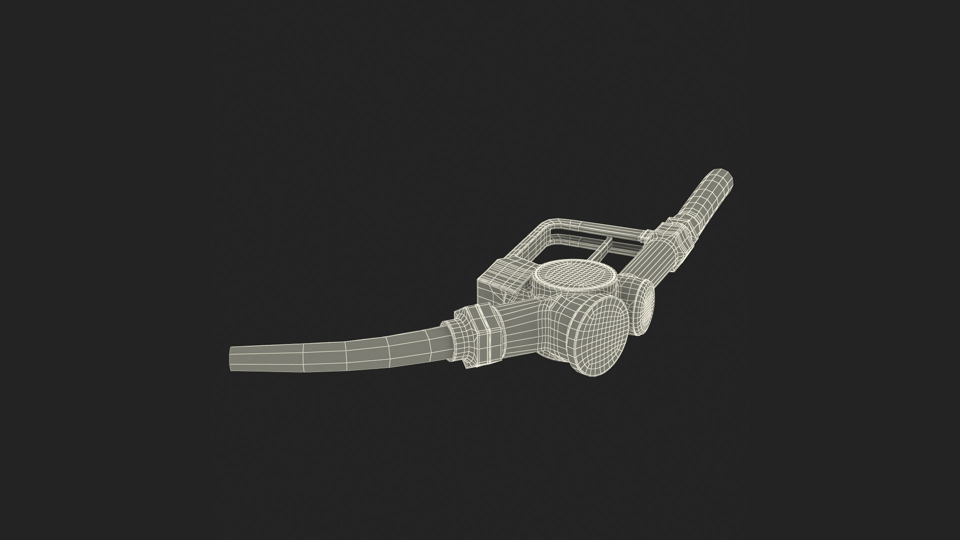 Vintage Fuel Dispenser Nozzle 3D model