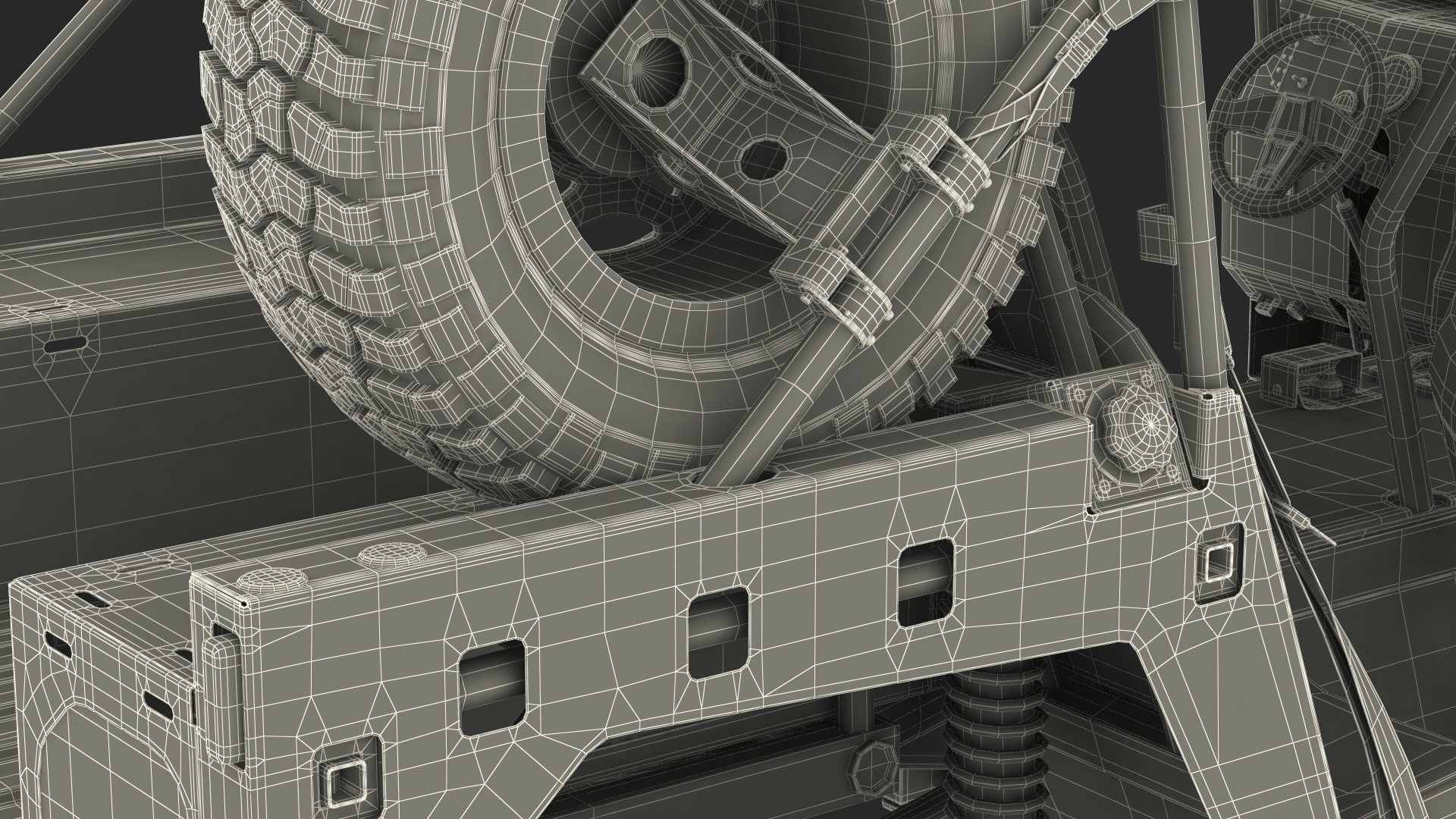 3D Polaris DAGOR A1 Rigged model