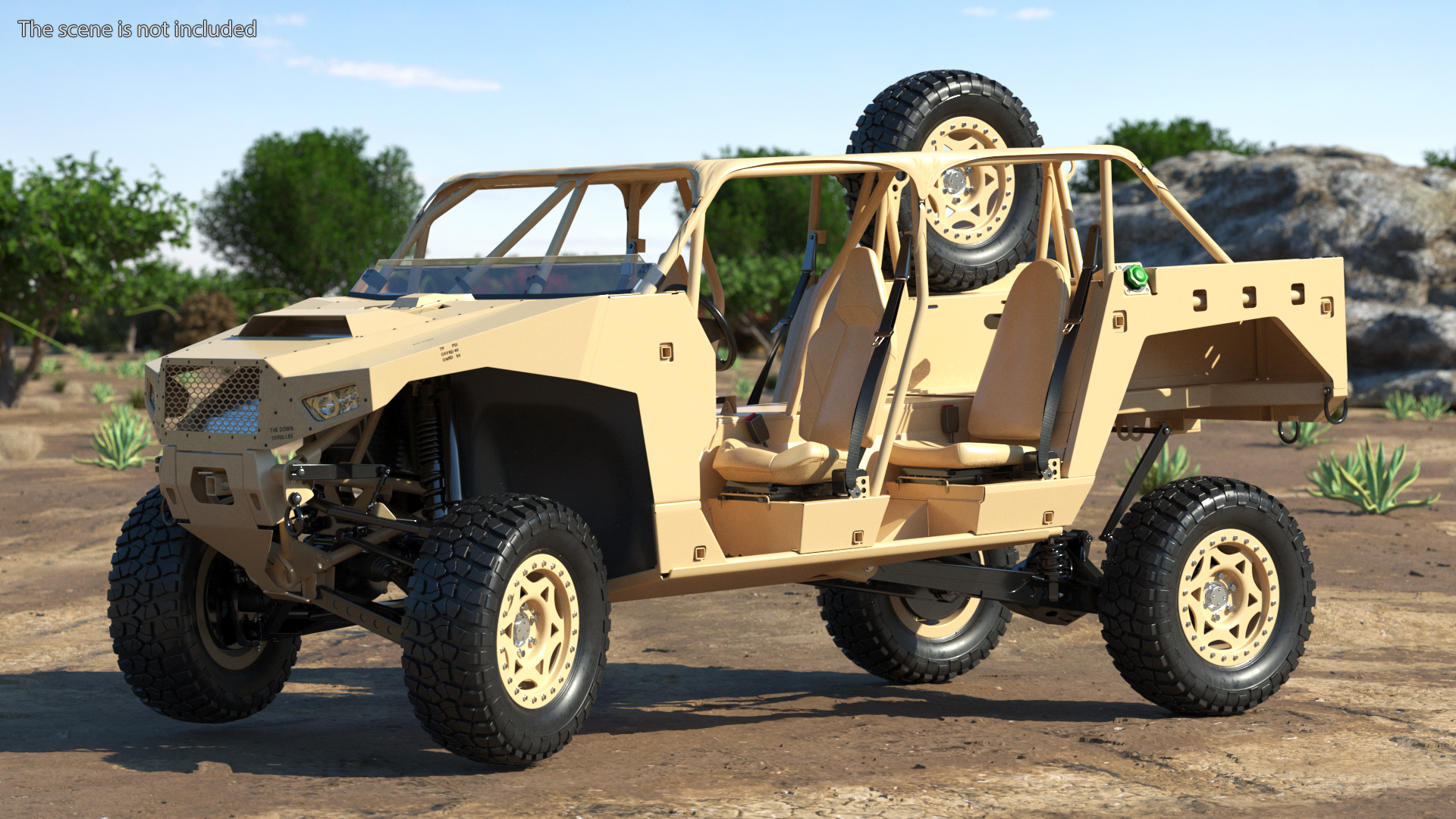 3D Polaris DAGOR A1 Rigged model