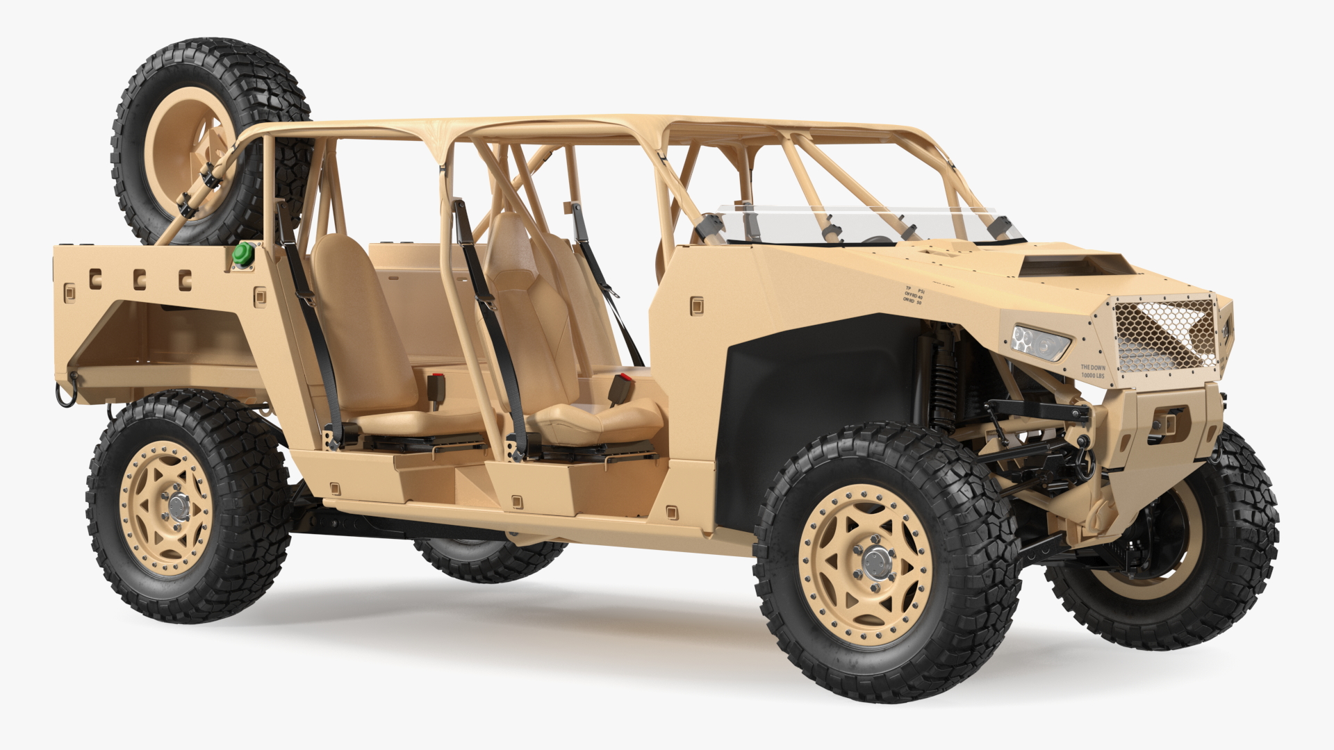 3D Polaris DAGOR A1 Rigged model